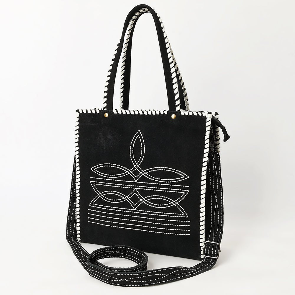 American Darling Tote Genuine Suede Leather