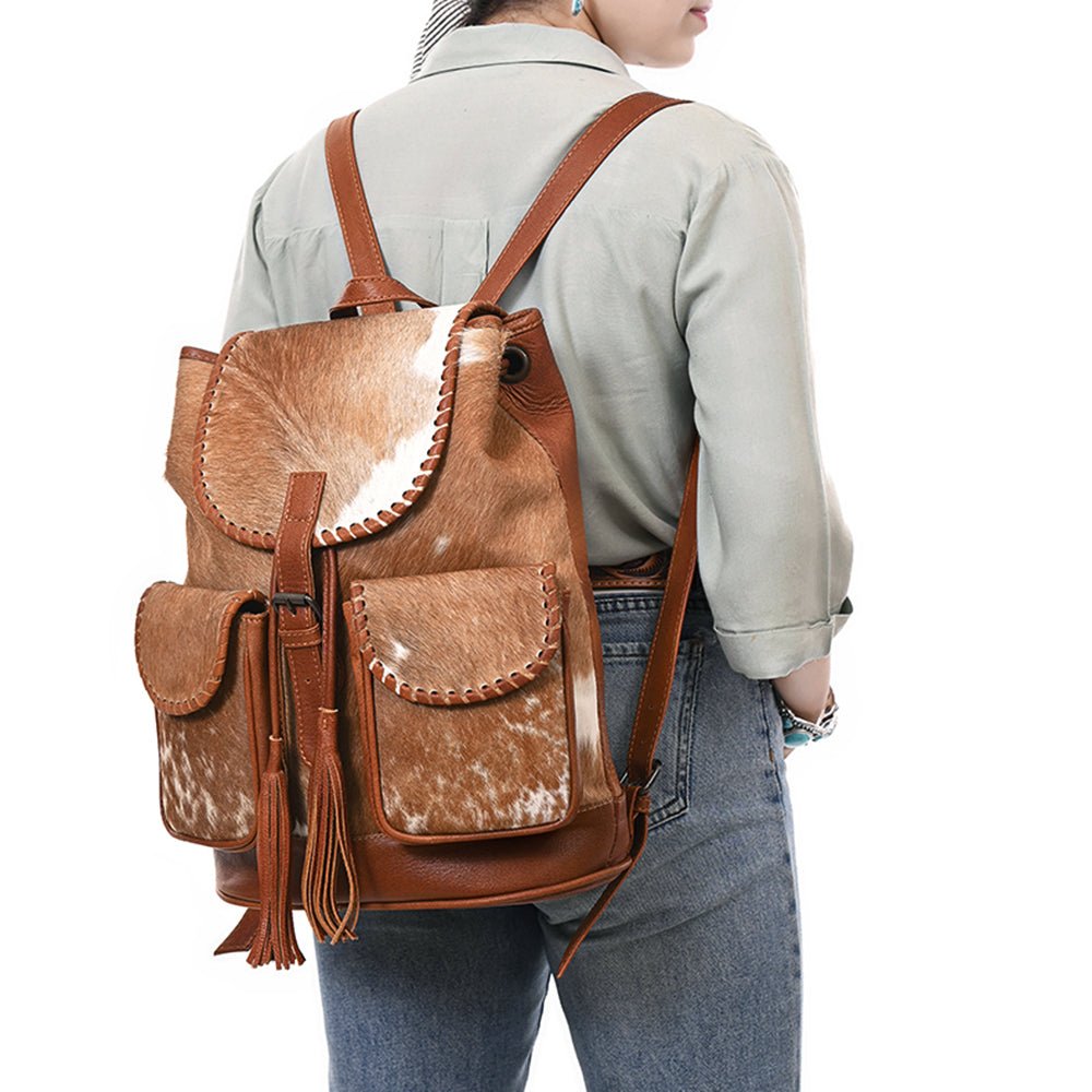 American Darling Backpack Hair-On Genuine Leather