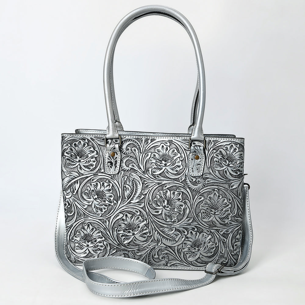 American Darling Tote Hand Tooled Genuine Leather