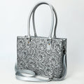 American Darling Tote Hand Tooled Genuine Leather