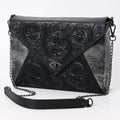 American Darling Envelope Hand Tooled Hair-on Genuine Leather