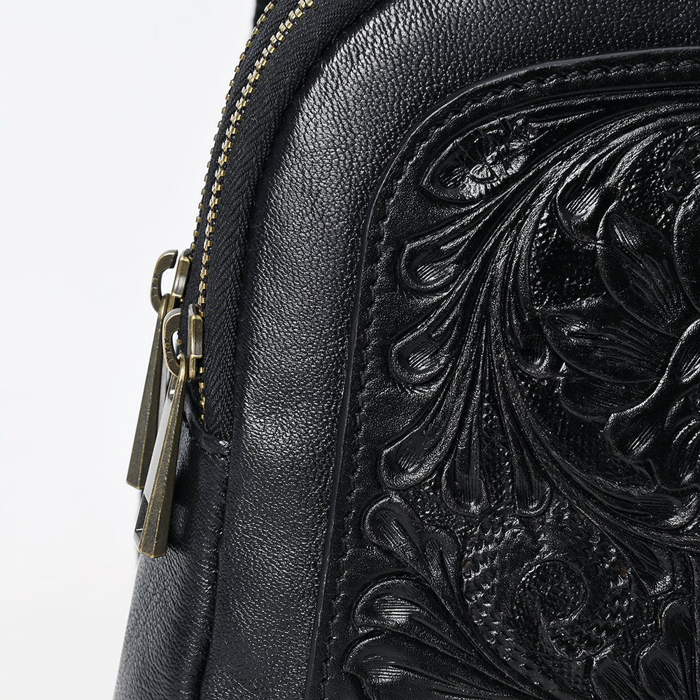 American Darling Large Crossbody Beautifully Hand Tooled Genuine Leather