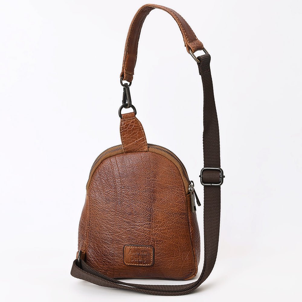 American Darling Sling Hand Tooled Genuine Leather