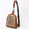 American Darling Sling Hand Tooled Genuine Leather