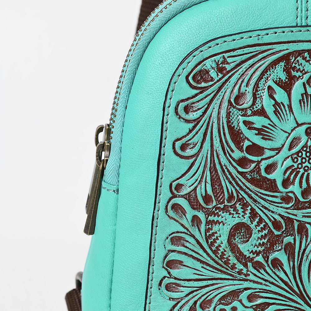 American Darling Sling Hand Tooled Genuine Leather