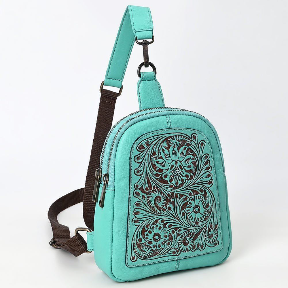 American Darling Sling Hand Tooled Genuine Leather