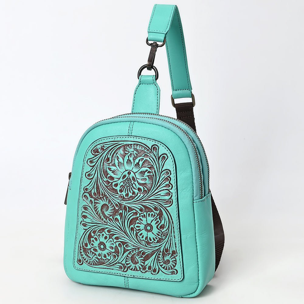 American Darling Sling Hand Tooled Genuine Leather