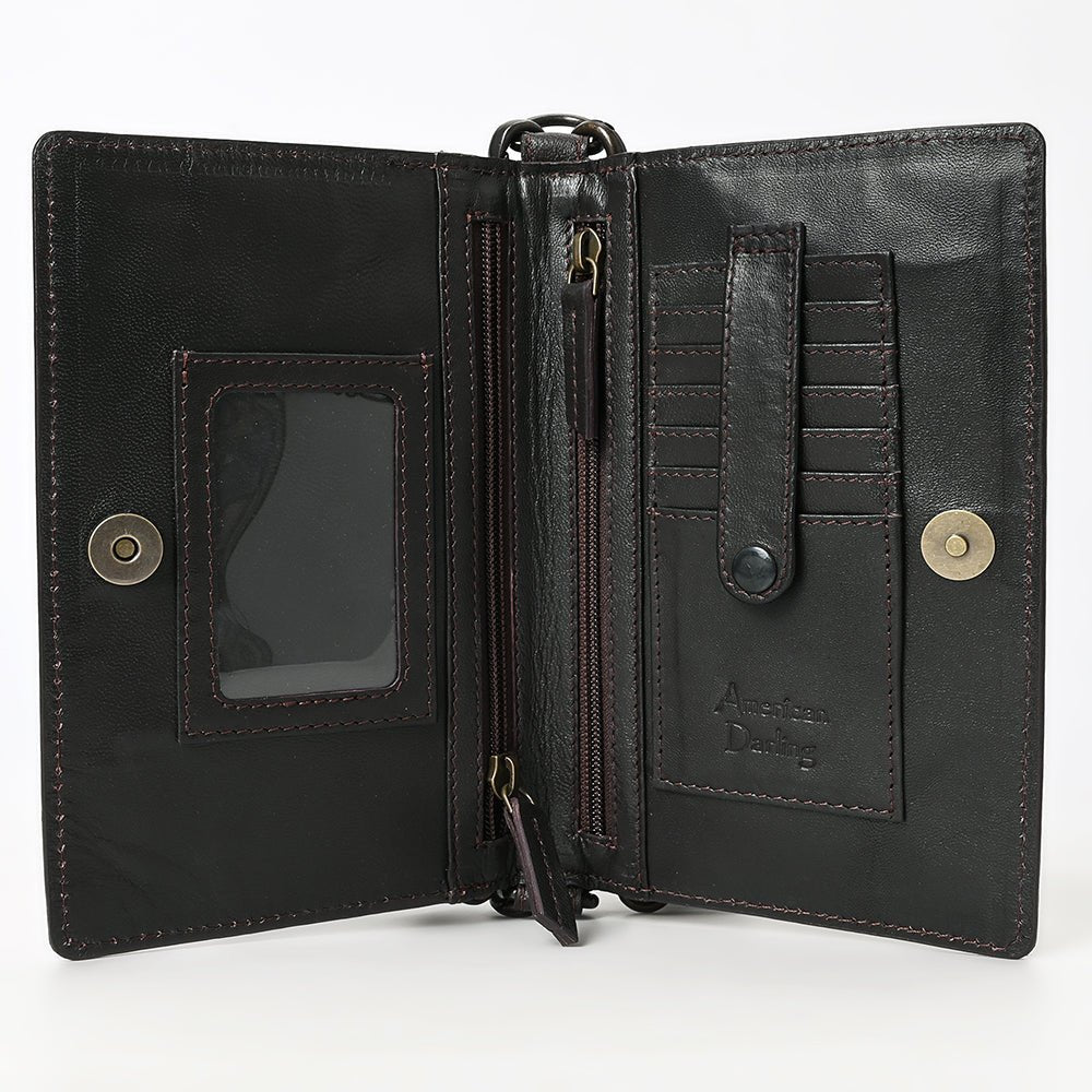American Darling Wallet Beautifully Hand Tooled Genuine Leather