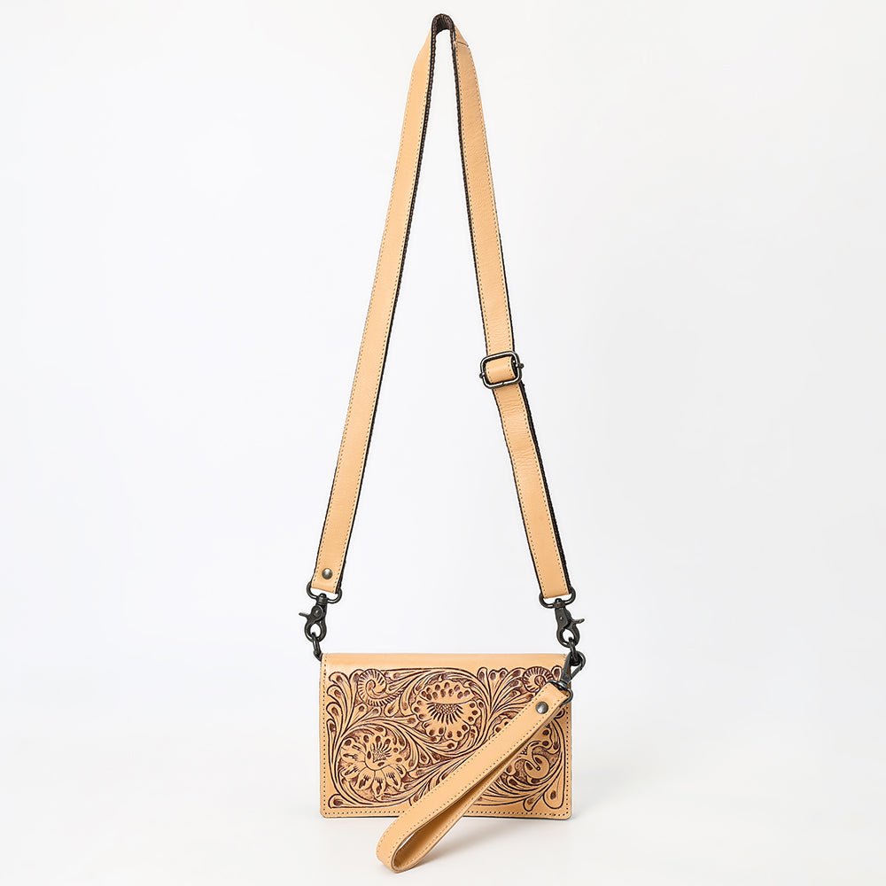American Darling Wallet Beautifully Hand Tooled Genuine Leather