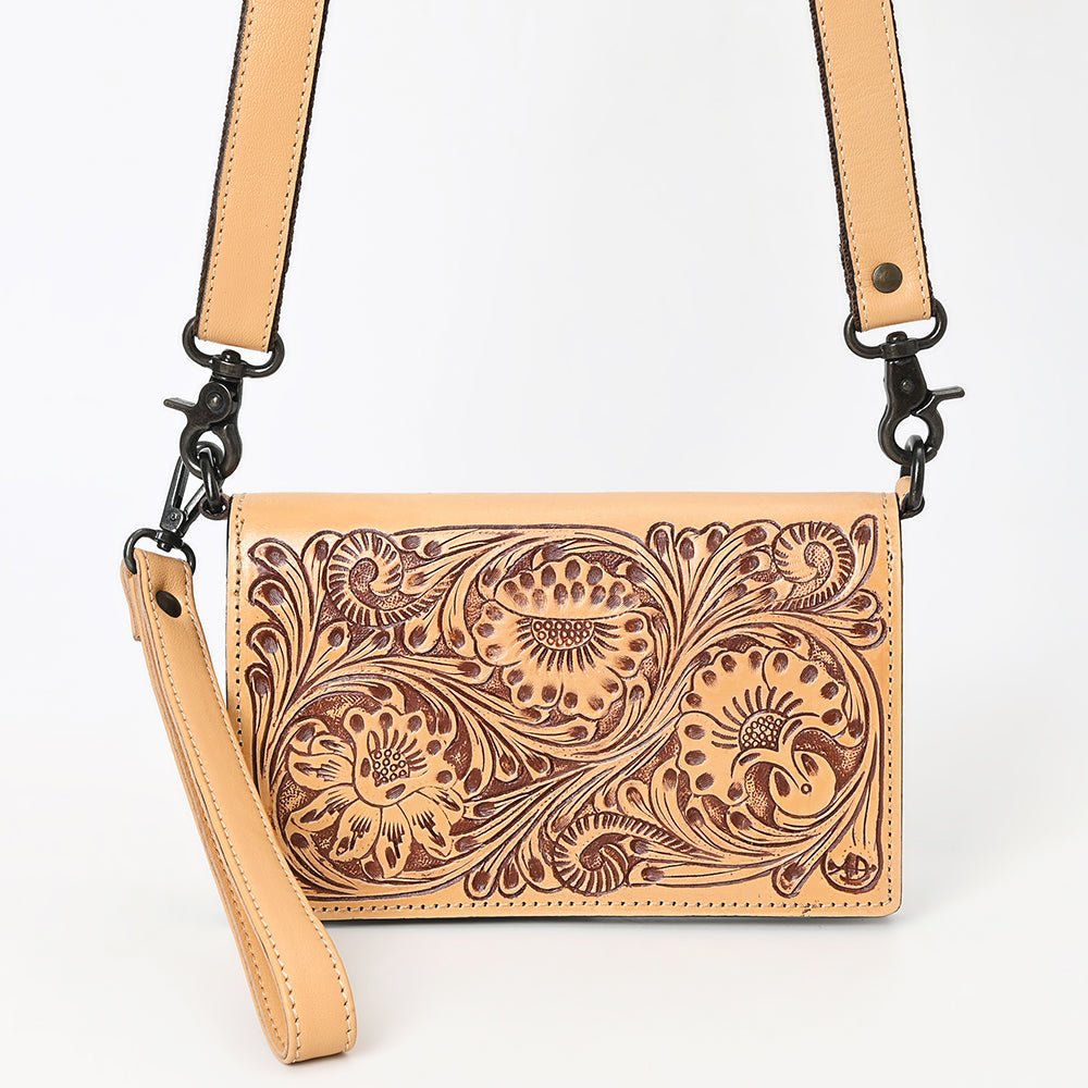 American Darling Wallet Beautifully Hand Tooled Genuine Leather