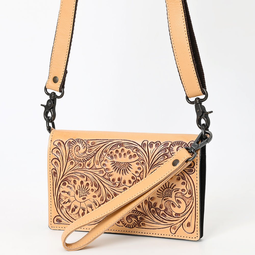 American Darling Wallet Beautifully Hand Tooled Genuine Leather