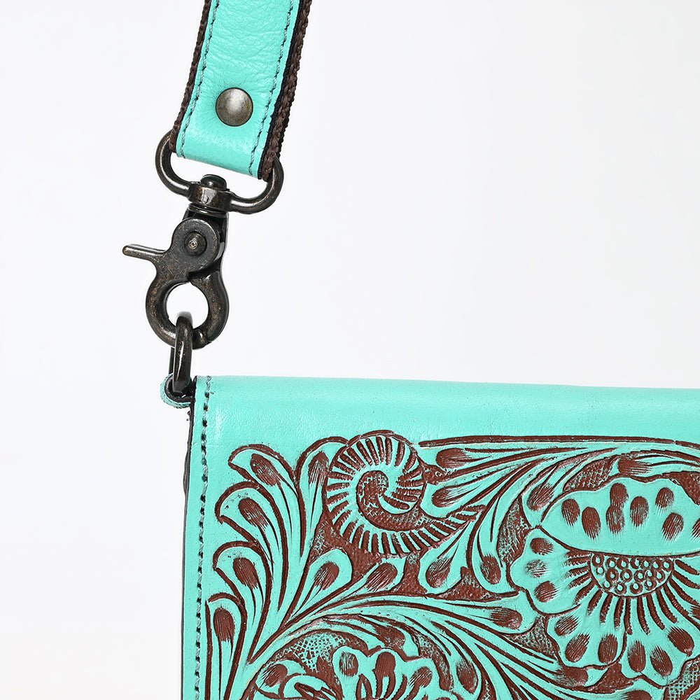 American Darling Wallet Beautifully Hand Tooled Genuine Leather