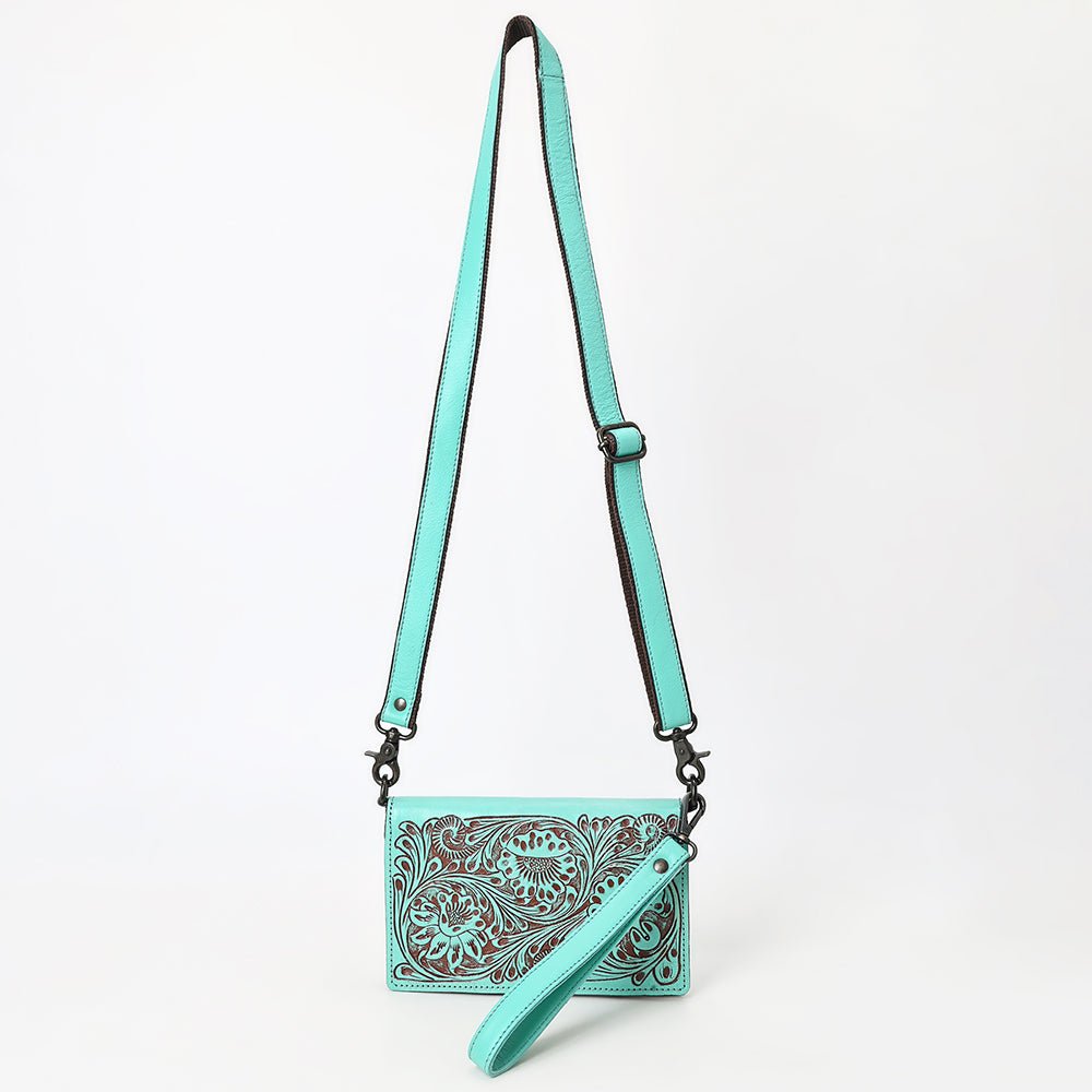 American Darling Wallet Beautifully Hand Tooled Genuine Leather