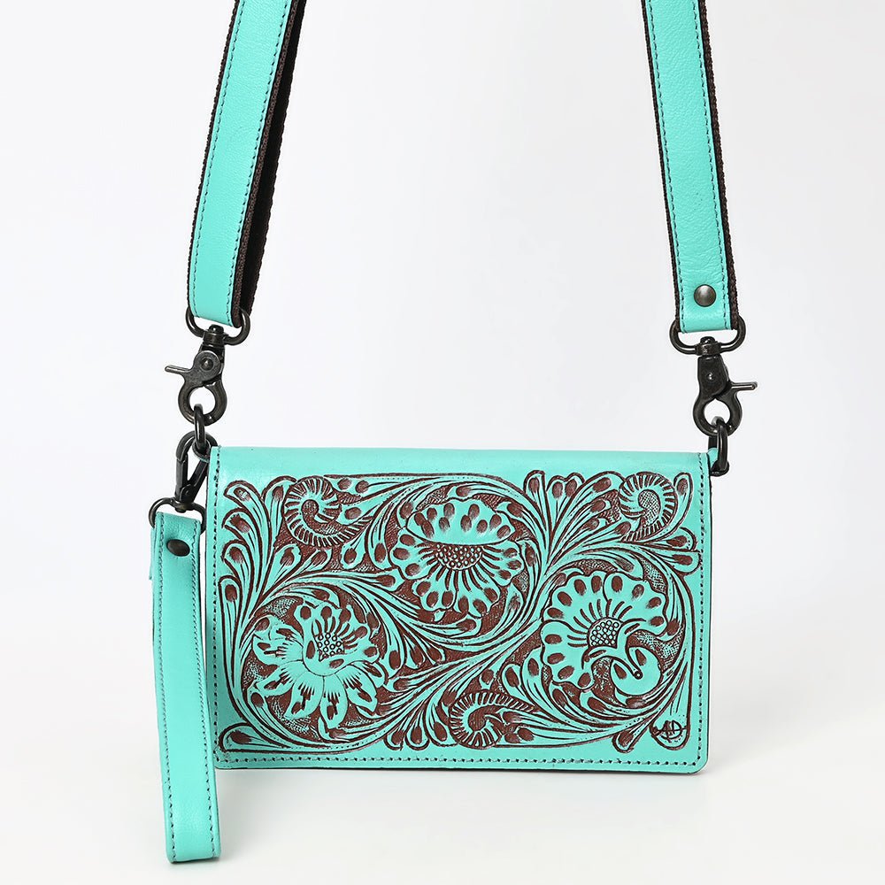 American Darling Wallet Beautifully Hand Tooled Genuine Leather