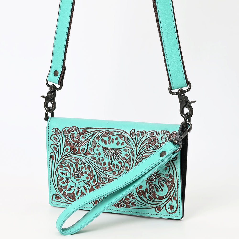 American Darling Wallet Beautifully Hand Tooled Genuine Leather