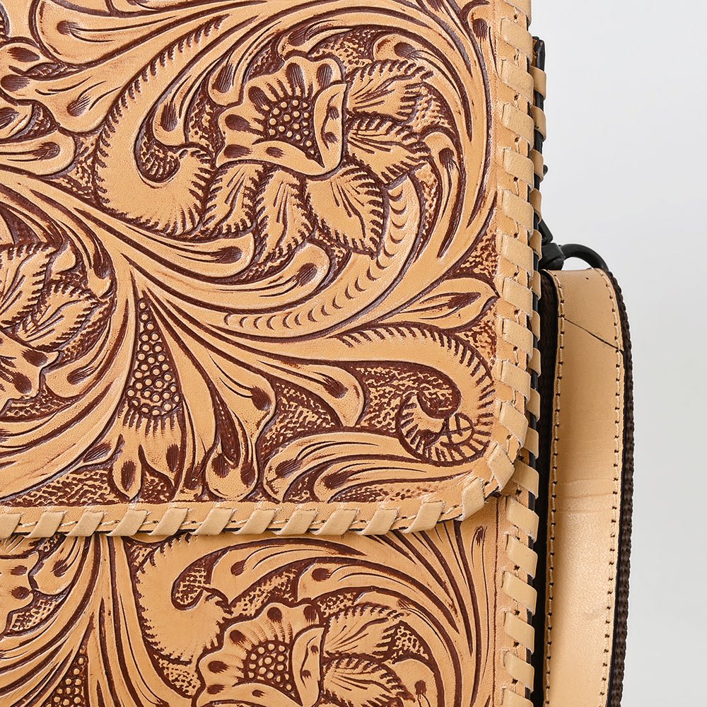 American Darling Crossbody Beautifully Hand Tooled Genuine Leather