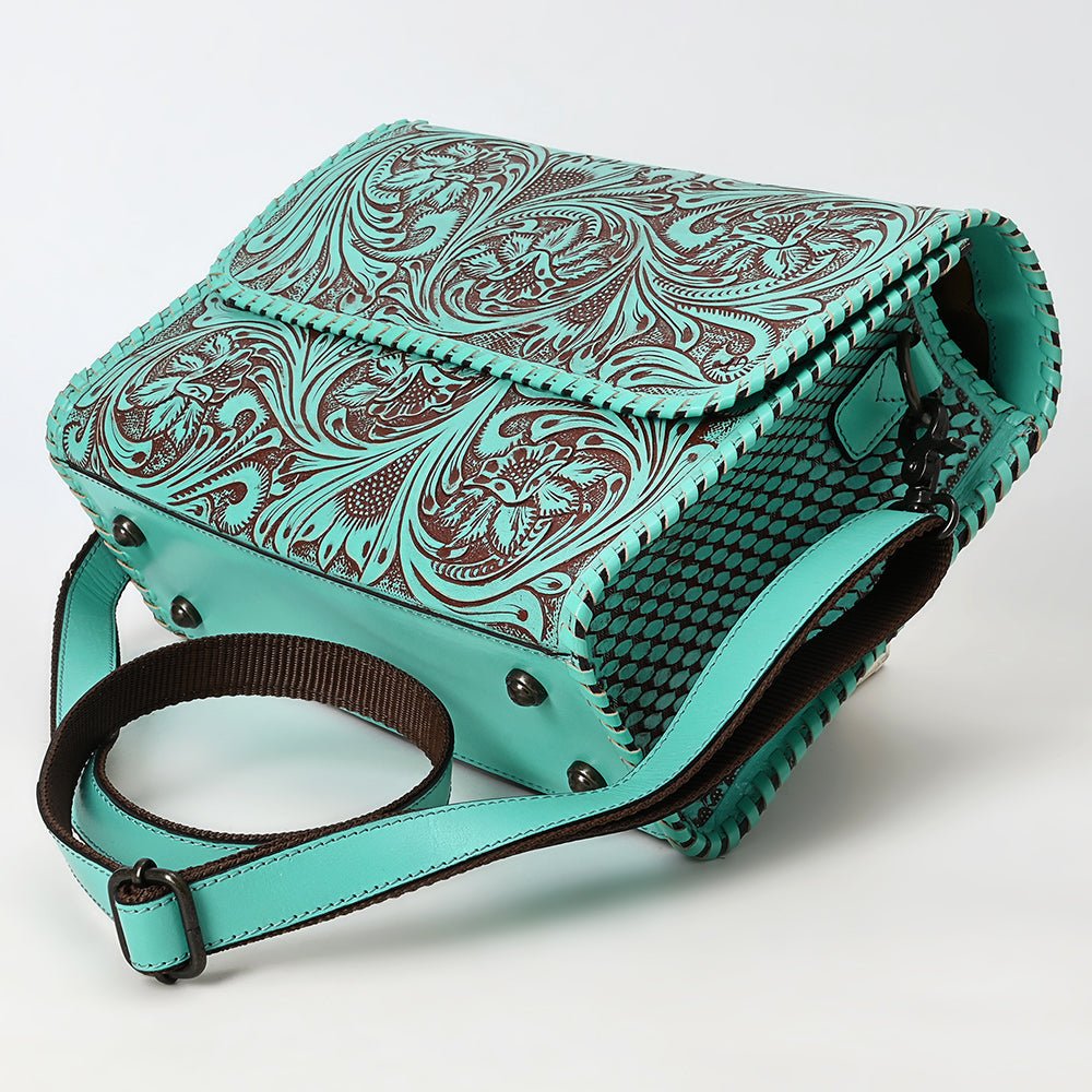 American Darling Crossbody Beautifully Hand Tooled Genuine Leather