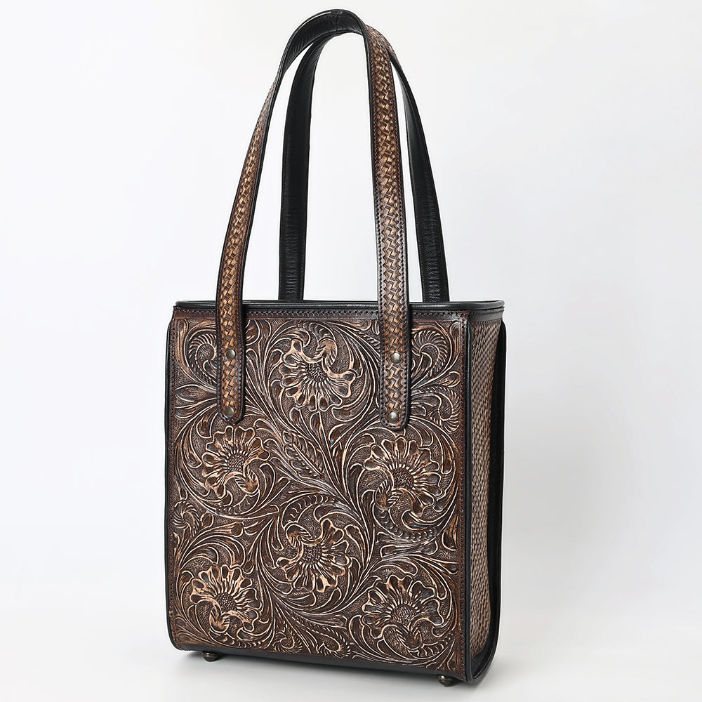 American Darling Tote Beautifully Hand Tooled Genuine Leather