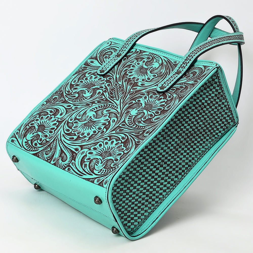 American Darling Tote Beautifully Hand Tooled Genuine Leather