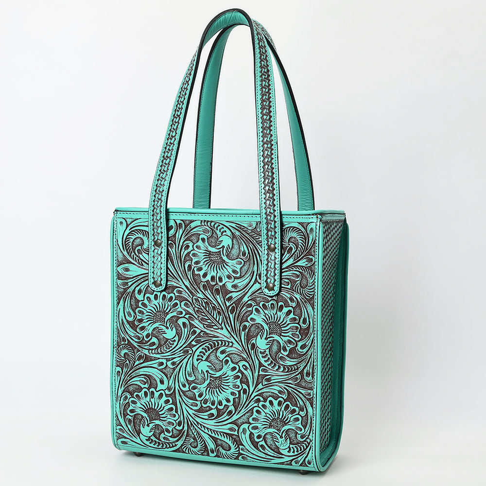 American Darling Tote Beautifully Hand Tooled Genuine Leather