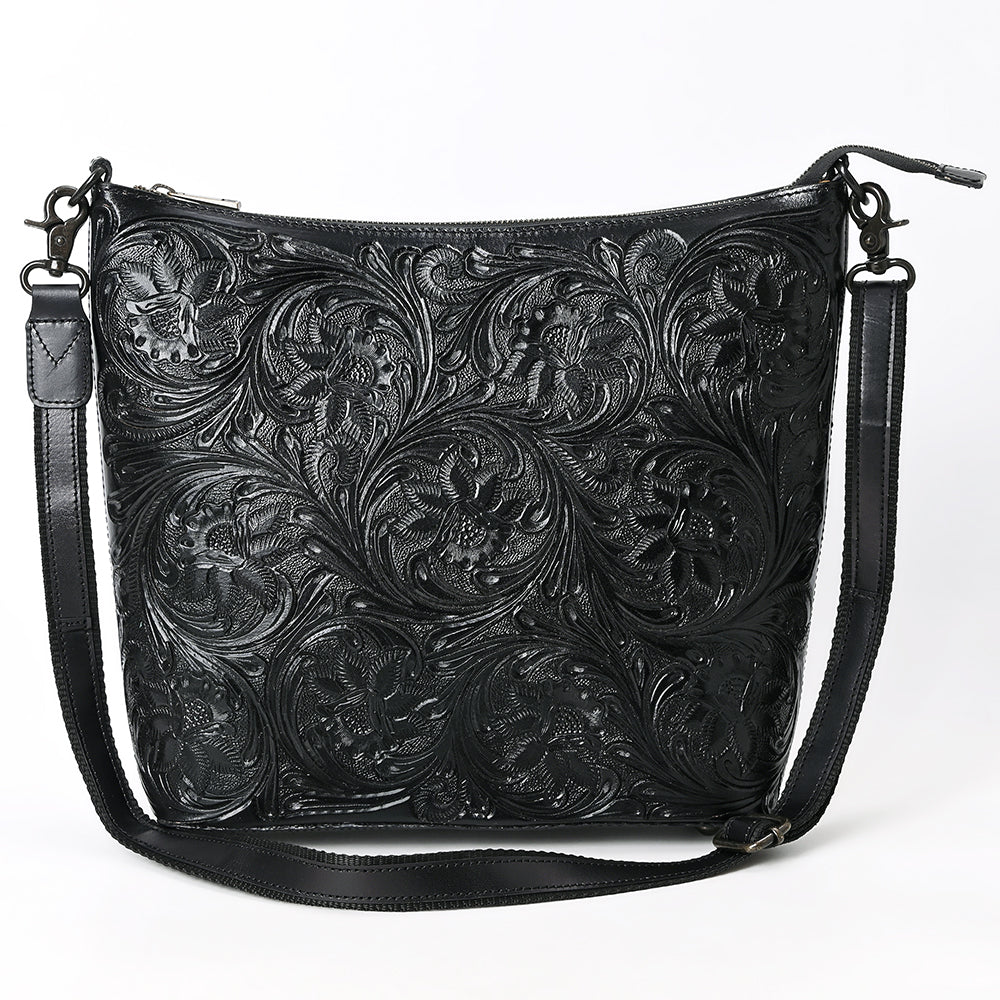 American Darling Large Crossbody Beautifully Hand Tooled Genuine Leather