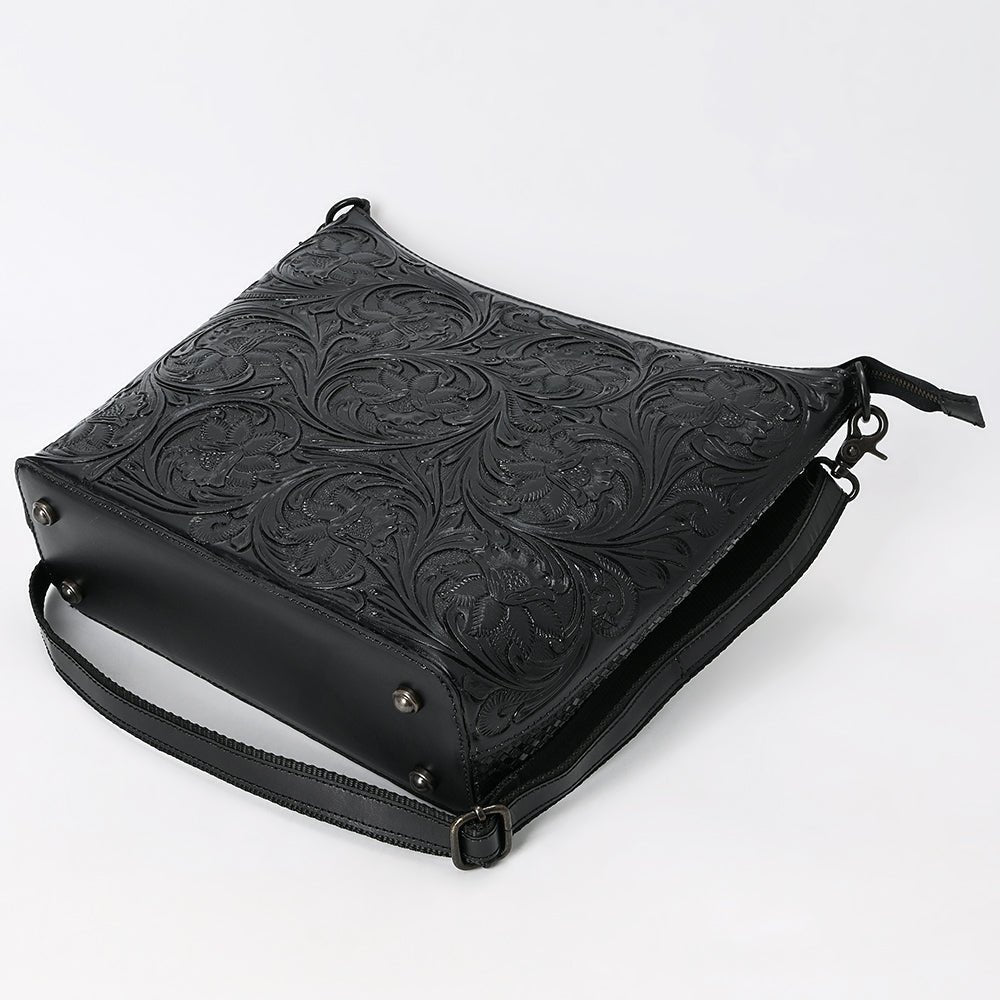 American Darling Large Crossbody Beautifully Hand Tooled Genuine Leather
