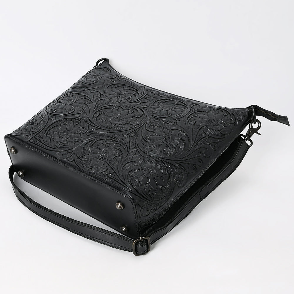 American Darling Large Crossbody Hand Tooled Genuine Leather Women Bag Western Handbag Purse