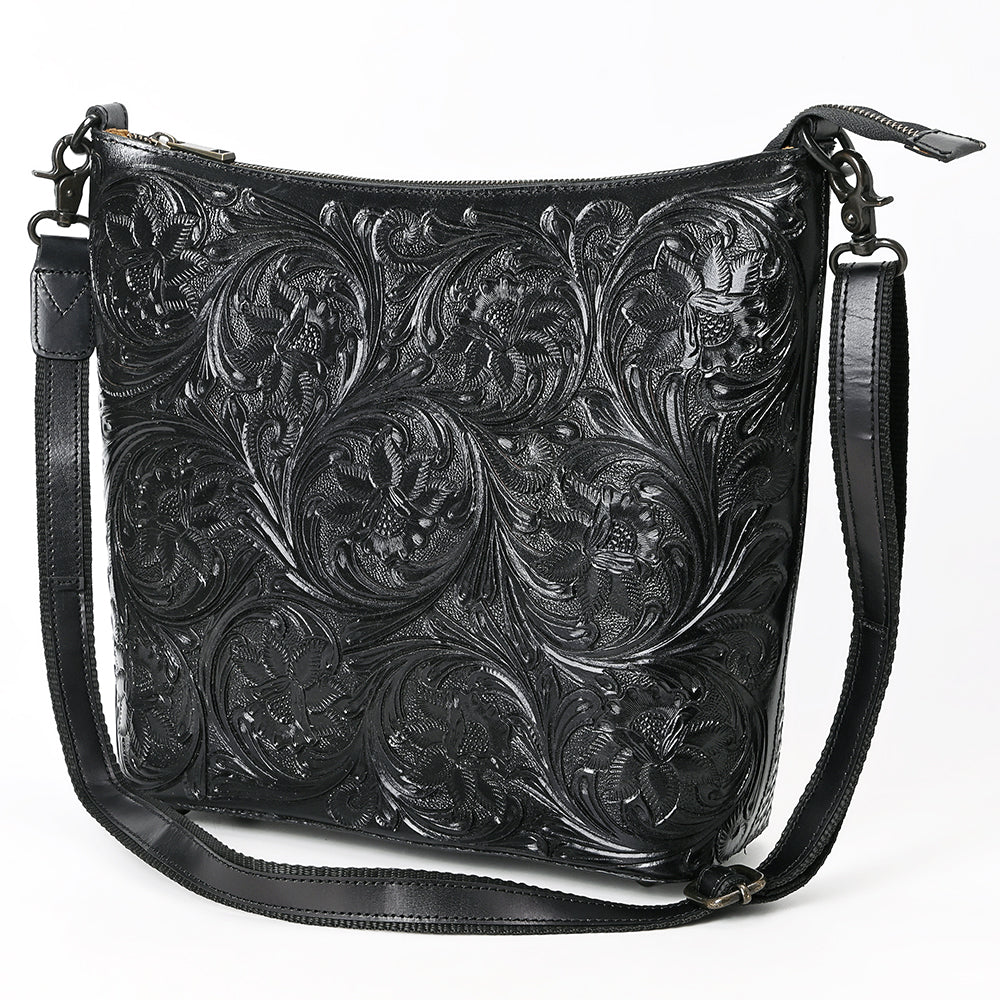 American Darling Large Crossbody Beautifully Hand Tooled Genuine Leather