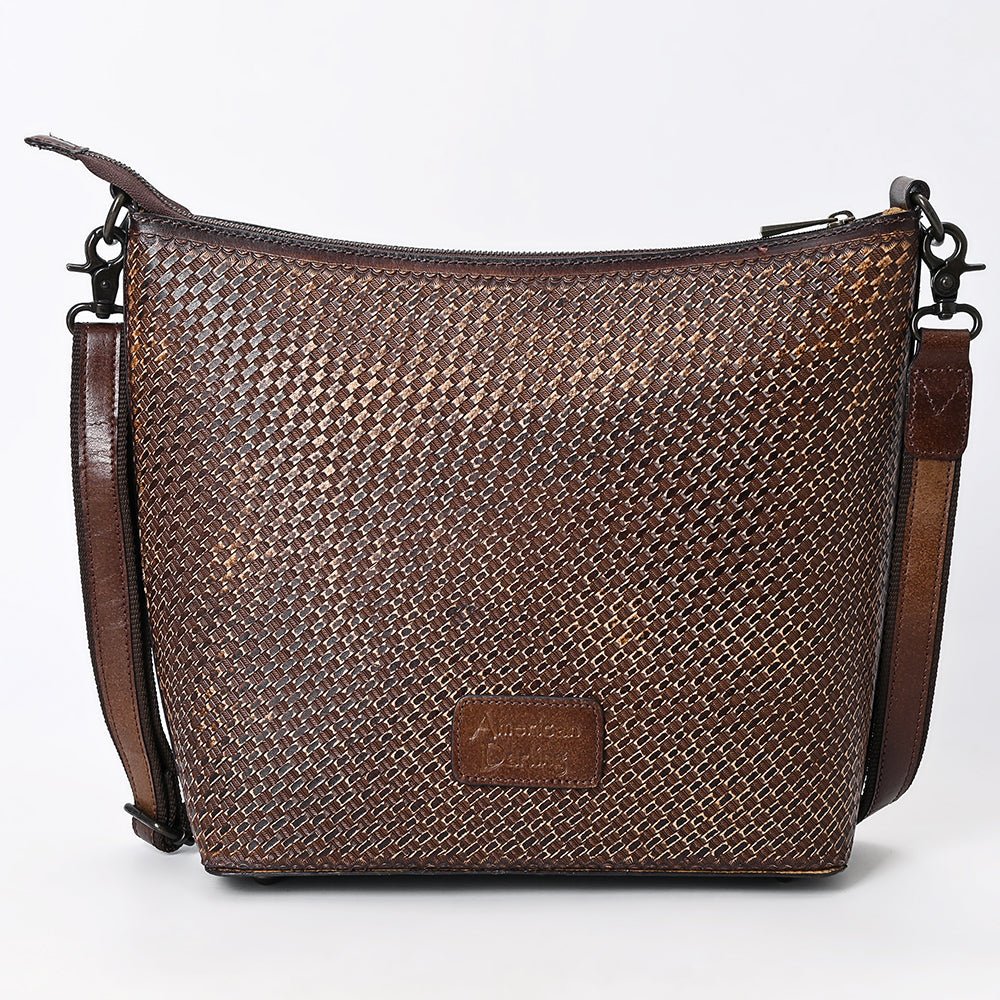 American Darling Large Crossbody Beautifully Hand Tooled Genuine Leather