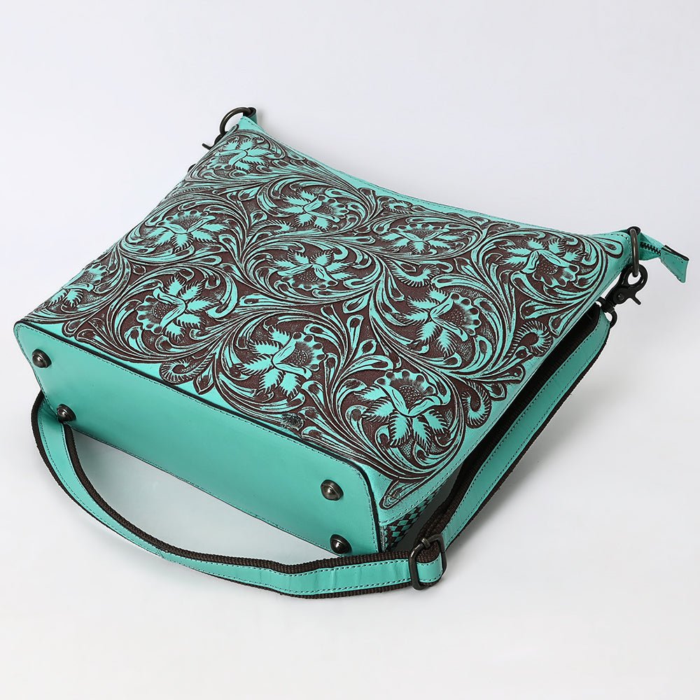 American Darling Large Crossbody Beautifully Hand Tooled Genuine Leather