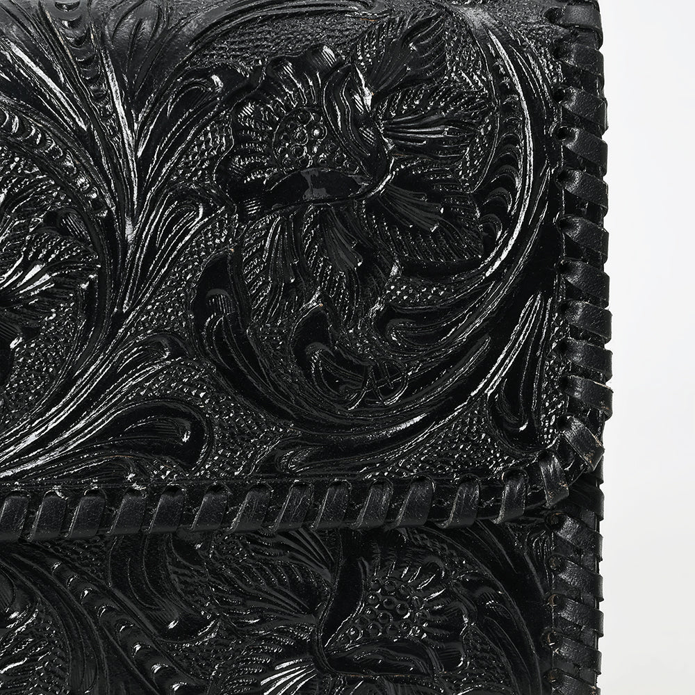 Clutch Beautifully Hand Tooled Genuine Leather