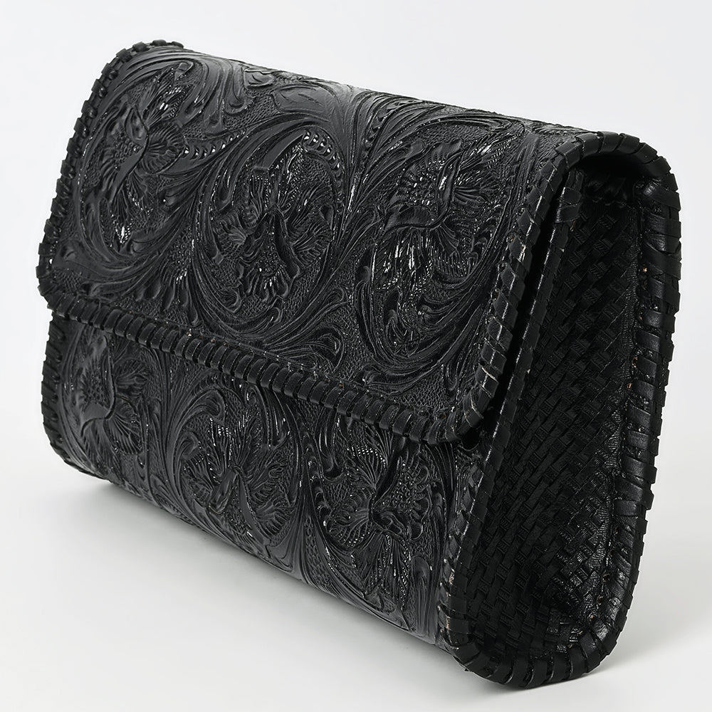 American Darling Clutch Beautifully Hand Tooled Genuine Leather women bag western handbag purse