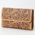 Clutch Beautifully Hand Tooled Genuine Leather