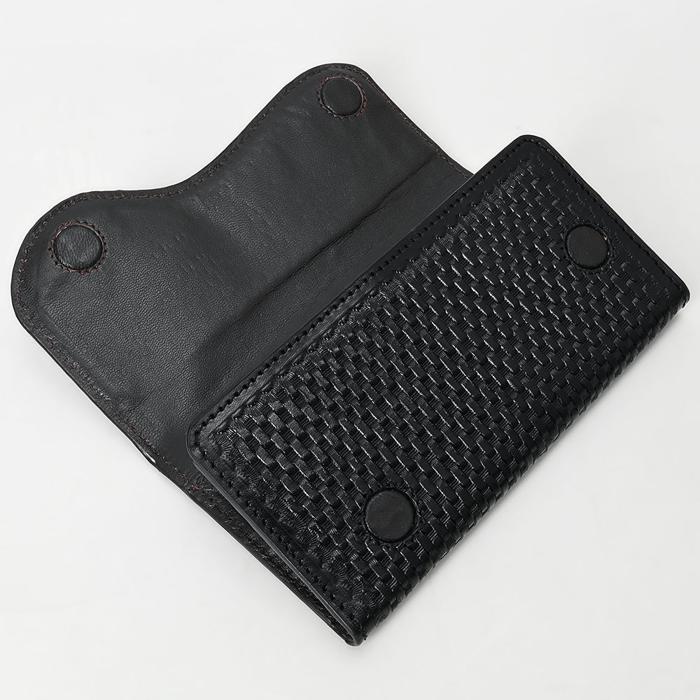 Clutch Beautifully Hand Tooled Genuine Leather