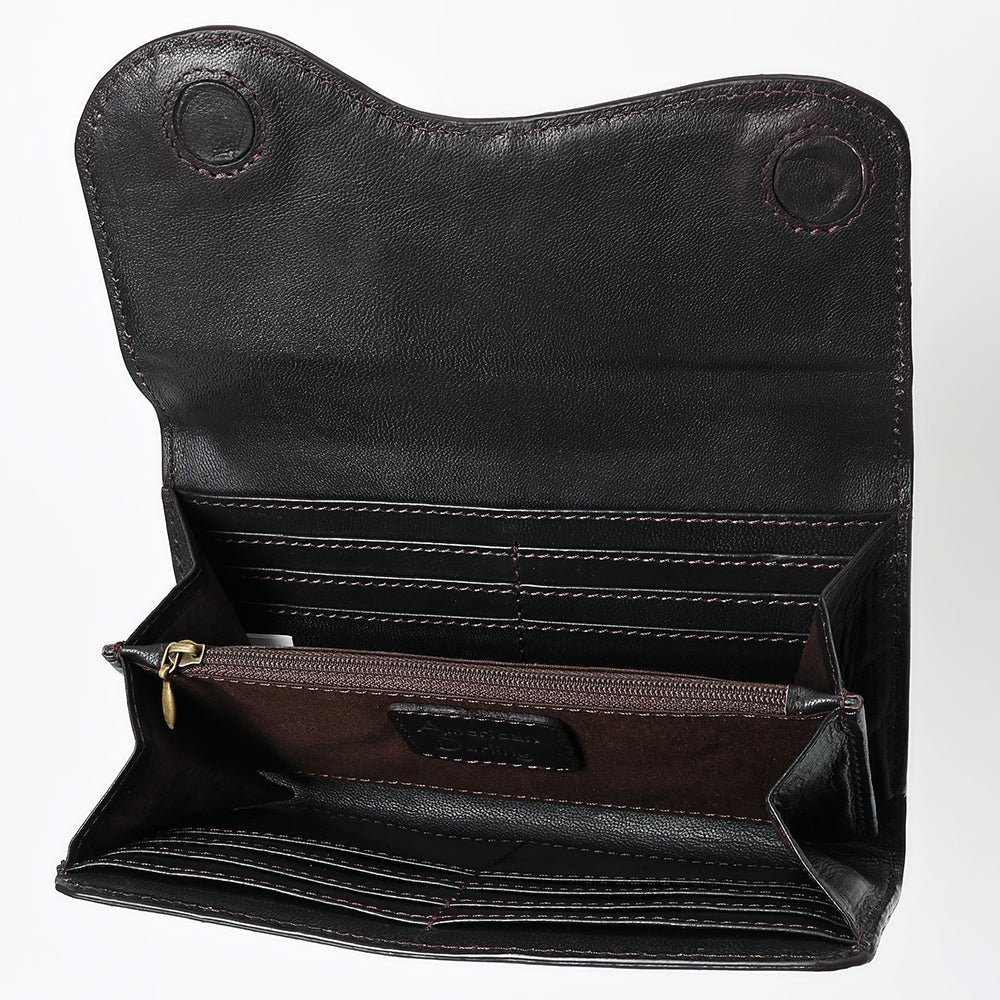 Clutch Beautifully Hand Tooled Genuine Leather