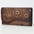 Clutch Beautifully Hand Tooled Genuine Leather