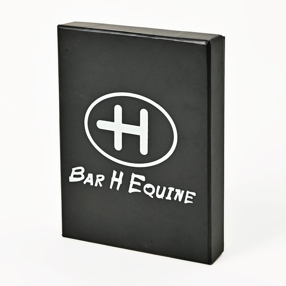 BAR H EQUINE Hand-Tooled Genuine Leather Money Clip Wallet Floral Carved | Western Style Card & Cash Holder