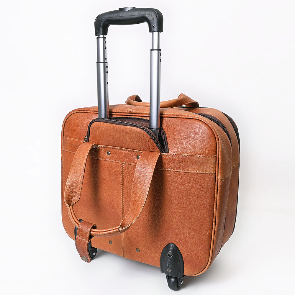 American Darling Travel Case Beautifully Hand Tooled Genuine Leather
