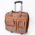American Darling Travel Case Beautifully Hand Tooled Genuine Leather