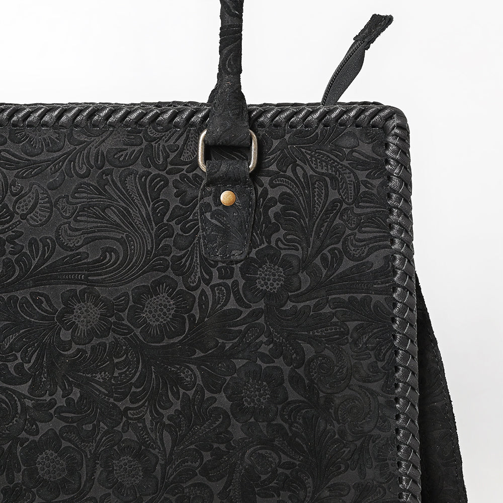 American Darling Western Leather Tote Bag – Premium Handcrafted Genuine Damascus Leather, Spacious & Durable Everyday Carry