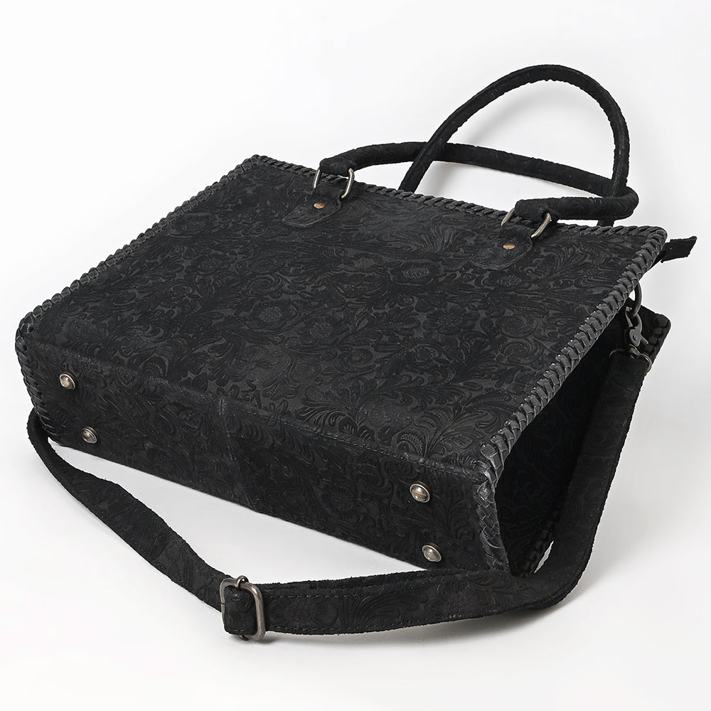 American Darling Western Leather Tote Bag – Premium Handcrafted Genuine Damascus Leather, Spacious & Durable Everyday Carry