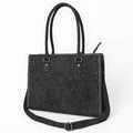 American Darling Western Leather Tote Bag – Premium Handcrafted Genuine Damascus Leather, Spacious & Durable Everyday Carry