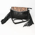 American Darling Clutch Hand Tooled Crocodile Embossed Genuine Leather