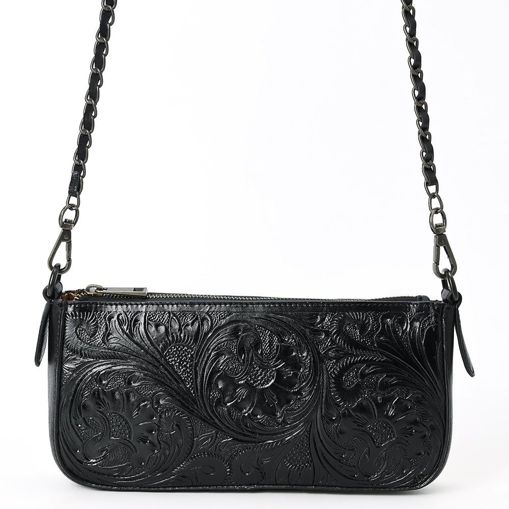 American Darling Small Crossbody Beautifully Hand Tooled Genuine Leather