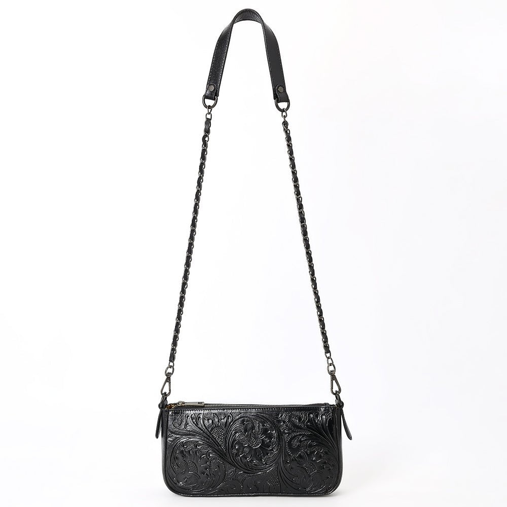 American Darling Small Crossbody Beautifully Hand Tooled Genuine Leather