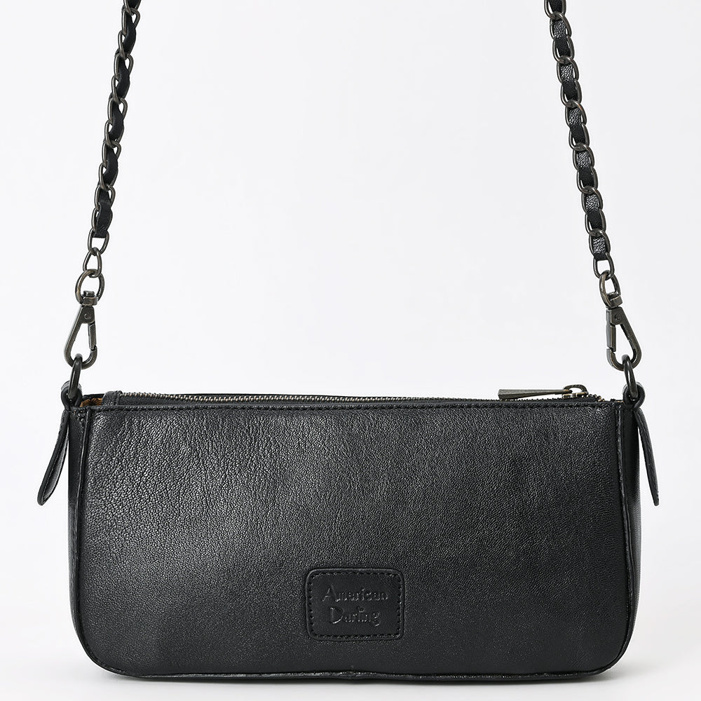 American Darling Small Crossbody Beautifully Hand Tooled Genuine Leather