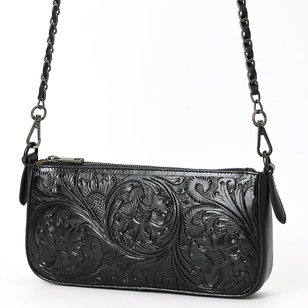 American Darling Small Crossbody Beautifully Hand Tooled Genuine Leather