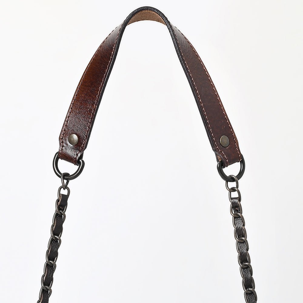 American Darling Small Crossbody Beautifully Hand Tooled Genuine Leather