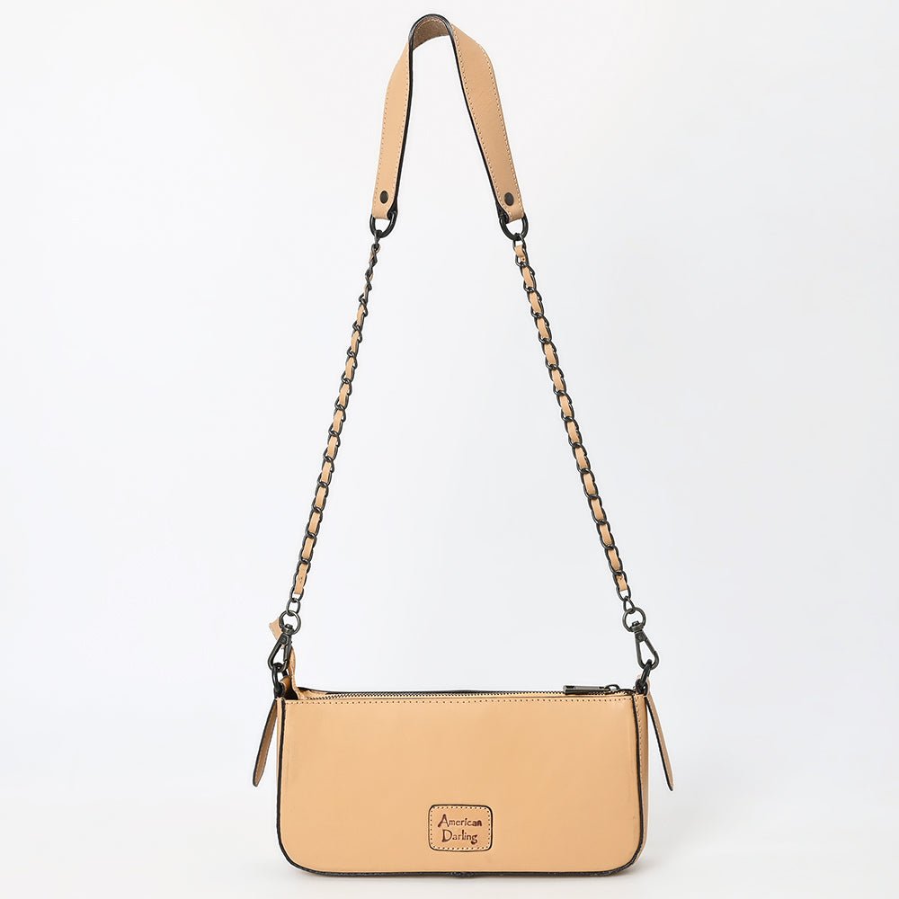 American Darling Small Crossbody Beautifully Hand Tooled Genuine Leather