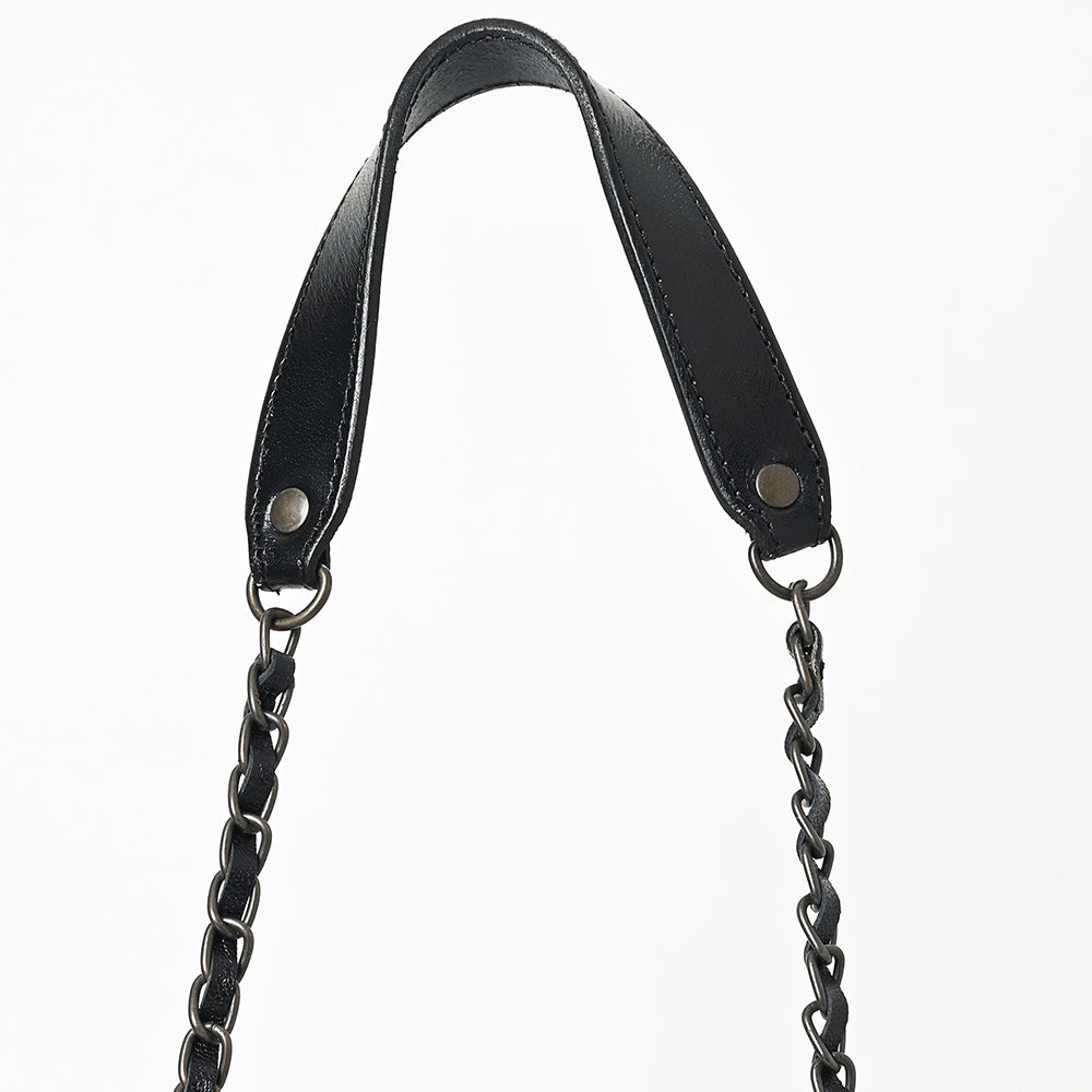 Crossbody Beautifully Hand Tooled Genuine Leather